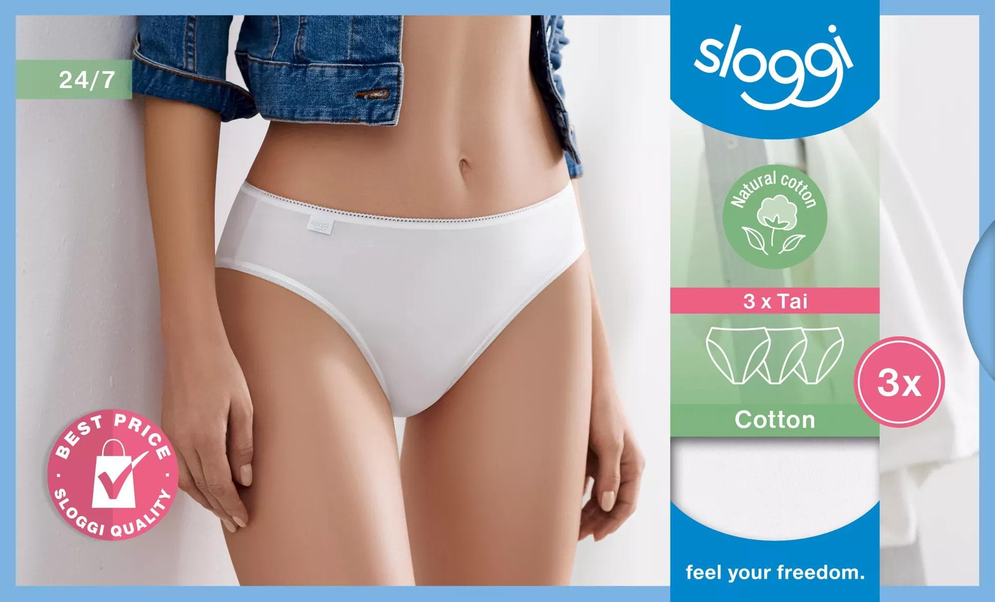Sloggi 24/7 Cotton Tai C3p